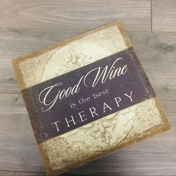 Empire Art Direct | Good Wine Is The Best Therapy - Picture 5 of 5